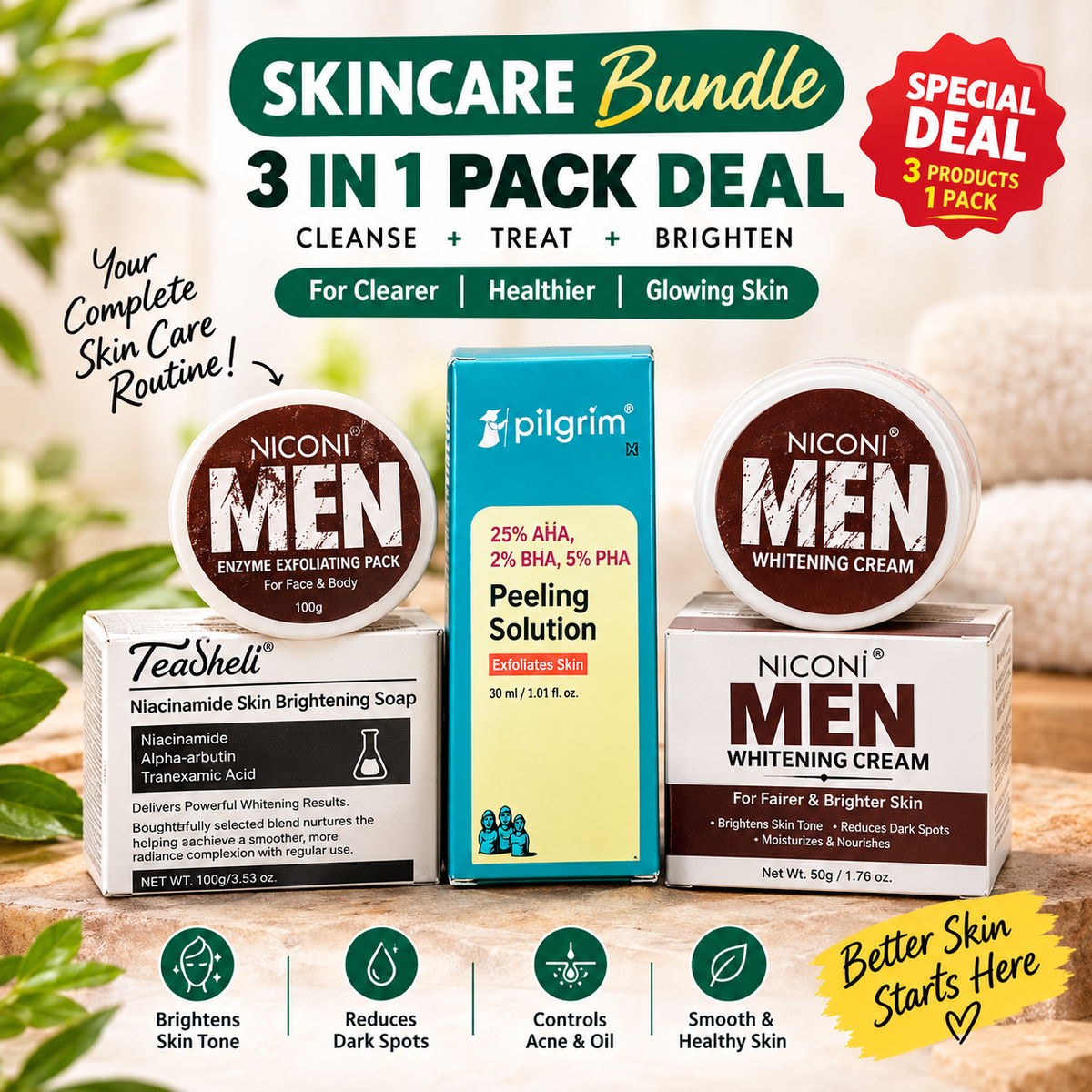 Pack of 3 products deal